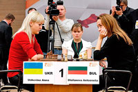 На Чемпионате Мира по шахматам среди женщин в Ханты-Мансийске, Анна Ушенина переиграла на тай-брейке Антуанету Стефанову